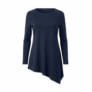 Alfani Petites Asymmetrical Crewneck Shirt